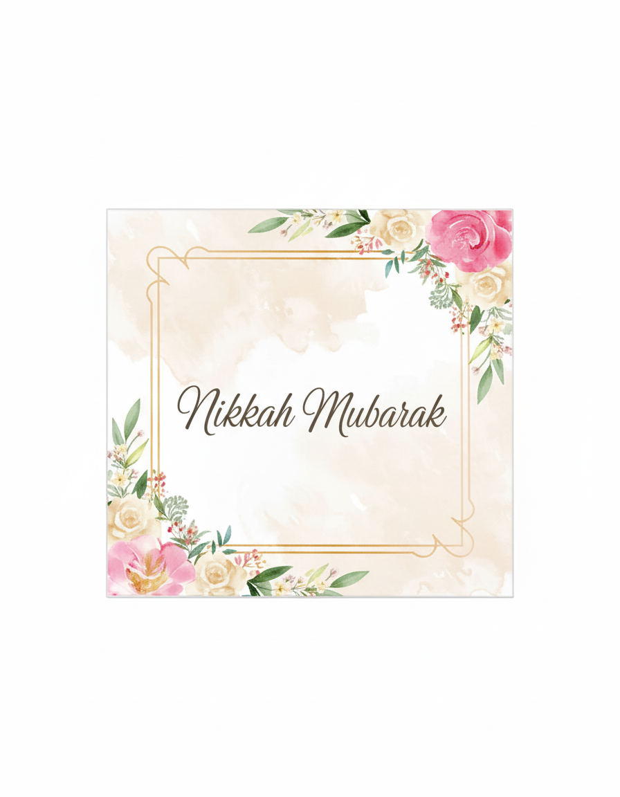 Golden Promise – Nikkah Mubarak Sweet Box