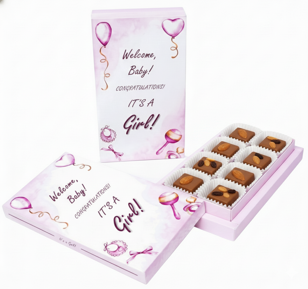 Newborn Bliss 8 Portion Chocolate Box