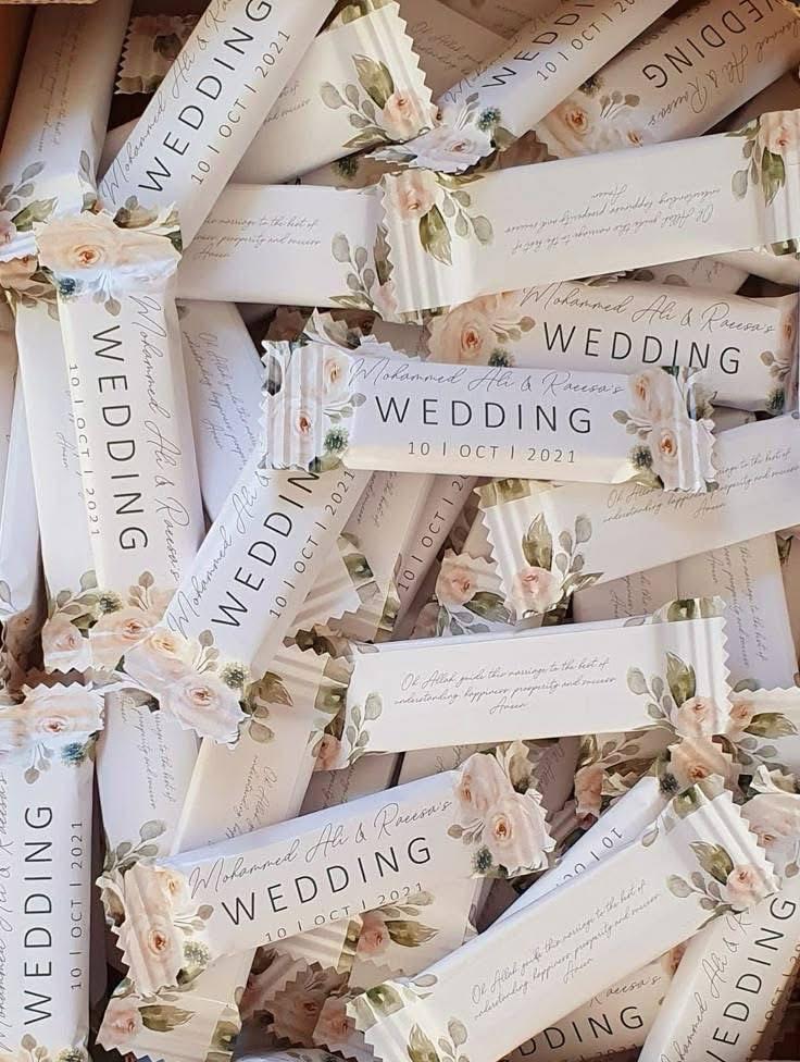 Weeding Chocolate Bar